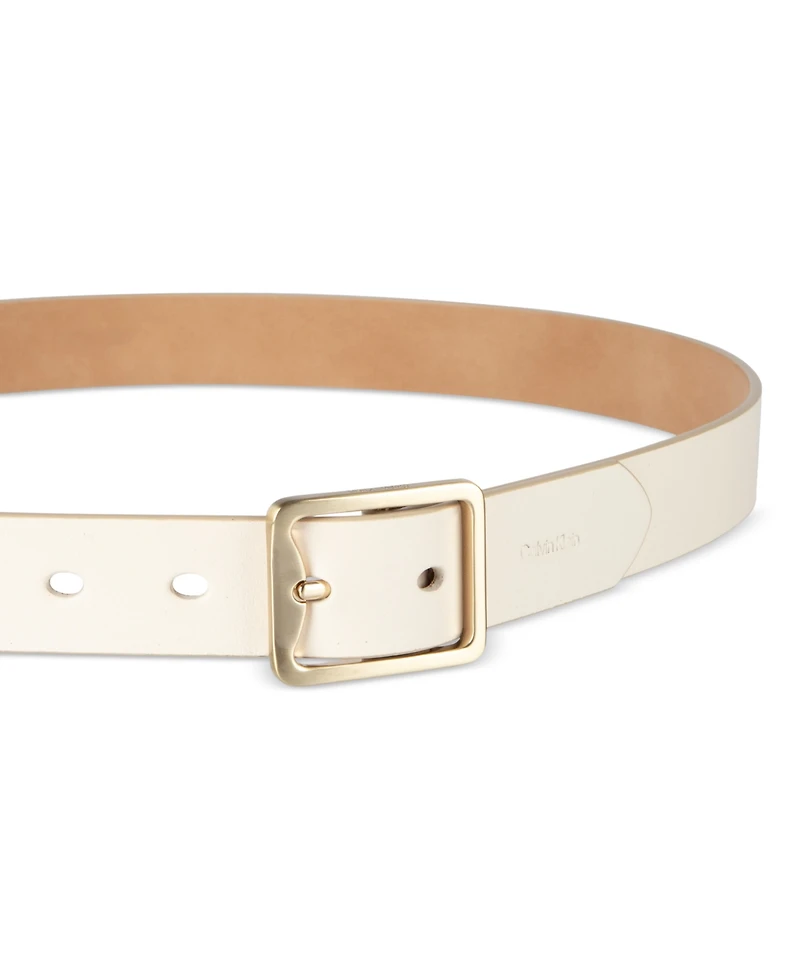 Calvin Klein Forged Center-Bar-Buckle Dress Belt