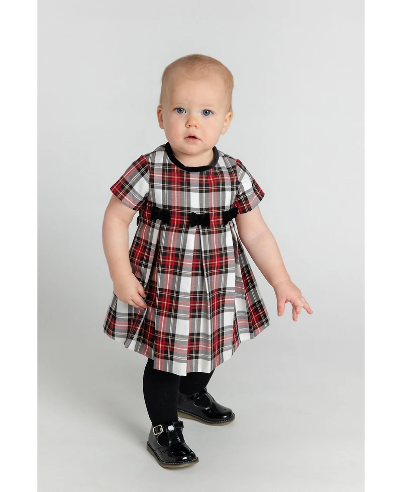 Florence Eiseman Plaid Dress With Bows