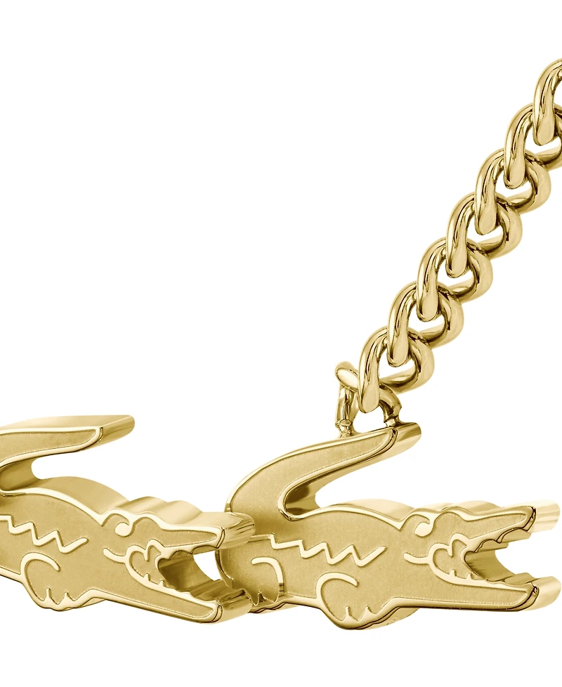 Lacoste Crocodile Statement Necklace, 16" + 2" extender