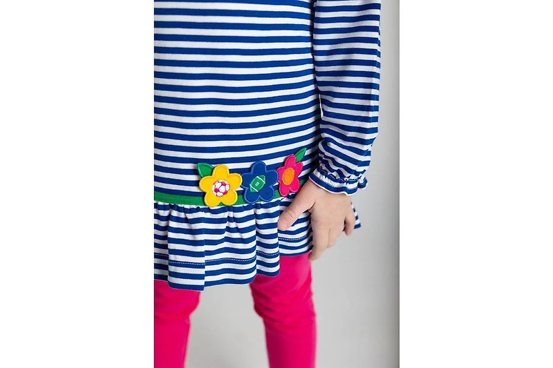 Florence Eiseman Knit Set With Sport Ball Flowers