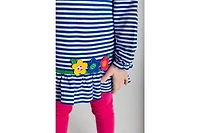 Florence Eiseman Knit Set With Sport Ball Flowers