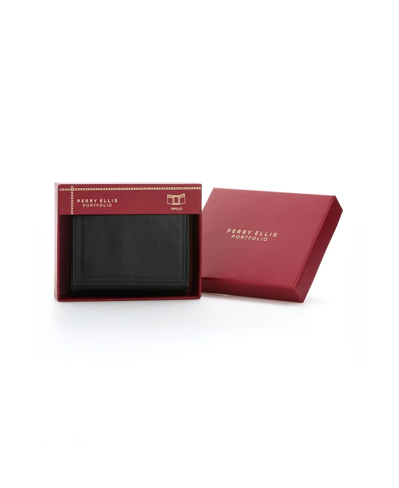 Perry Ellis Portfolio Men's Trifold Wallet