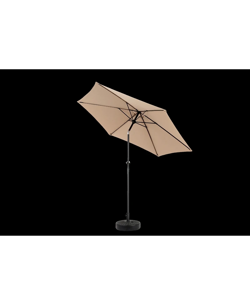 Flynama 9FT Outdoor Patio Table Umbrella with Push Button Tilt and Crank
