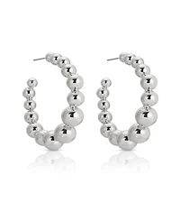 Ettika Bubble Ball Hoops Earrings
