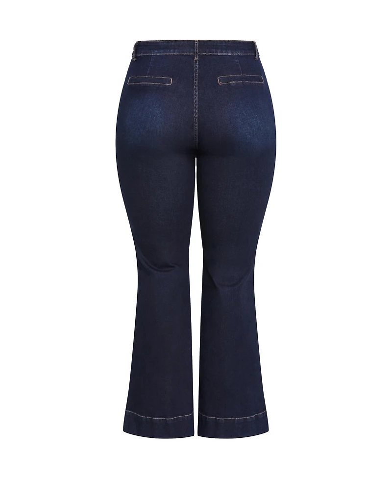 City Chic Plus Size Harley Fit West End Jean