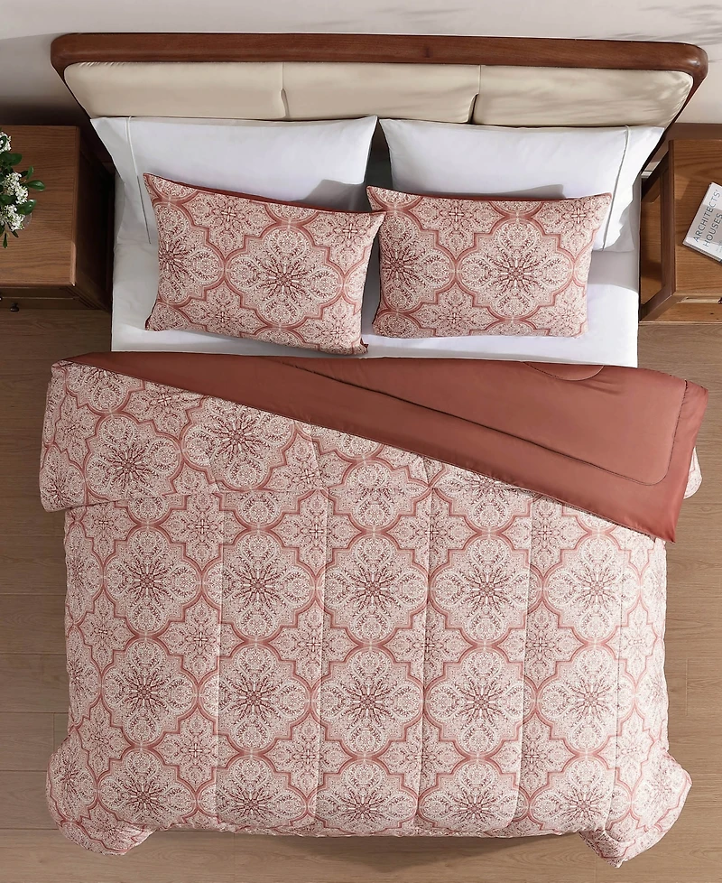 Hallmart Collectibles Faymont Medallion 3-Pc. Comforter Set