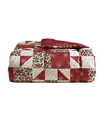 Hallmart Collectibles Cardinal Patchwork 3-Pc. Comforter Set