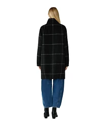 Soia & Kyo Women's Jackie-p Double Face Wool Cocoon Coat