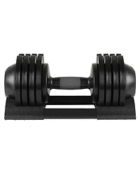 Streamdale Furniture 52LBS Adjustable dumbbell steel and plastic(Rubber coated dumbbell)