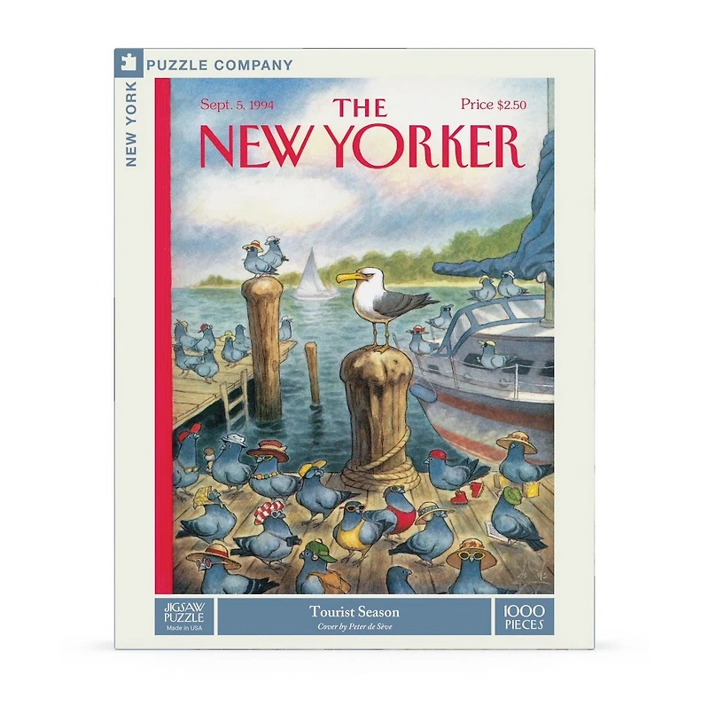 New York Puzzle Company Tourist Season 1000 Piece Puzzle