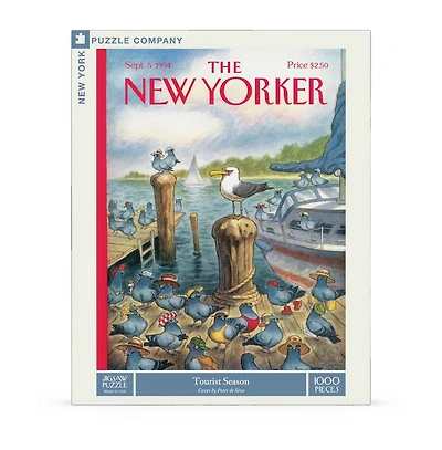 New York Puzzle Company Tourist Season 1000 Piece Puzzle