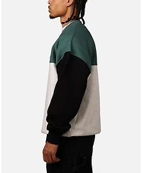Carre Men's Floral Oversized Panel Crewneck