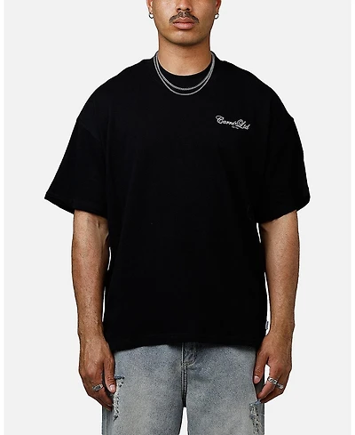 Carre Men's Side Script Oversized T-Shirt