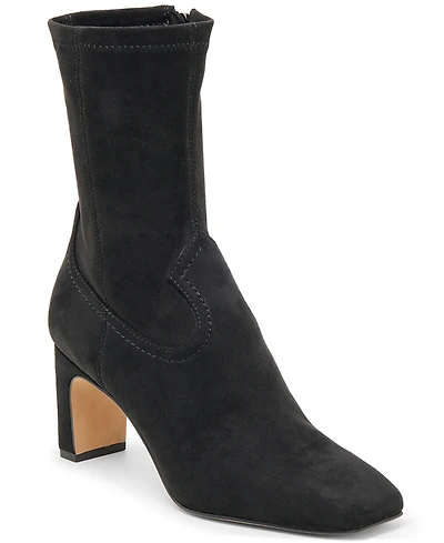 Dolce Vita Women's Roan Square-Toe Pull-On Stretch Dress Booties