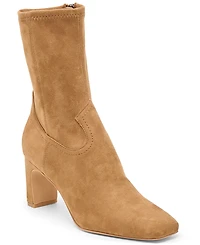 Dolce Vita Women's Roan Square-Toe Pull-On Stretch Dress Booties