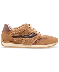 Dolce Vita Women's B.ntcd Plush Lace-Up Retro Jogger Sneakers
