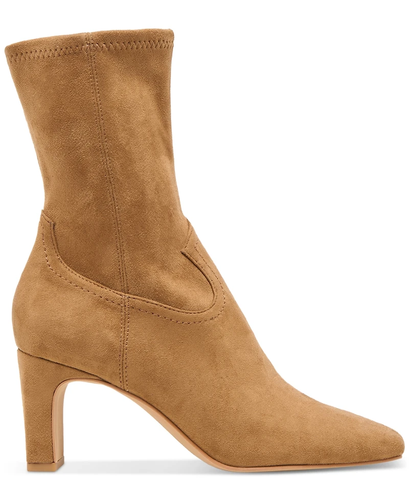 Dolce Vita Women's Roan Square-Toe Pull-On Stretch Dress Booties