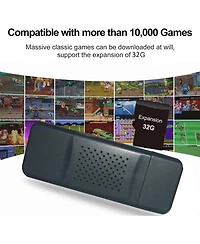 Nbcp Mini Handheld Retro Game Console: 20+ Pre-installed Classic Games, Hd 1080P, Wireless Joysticks