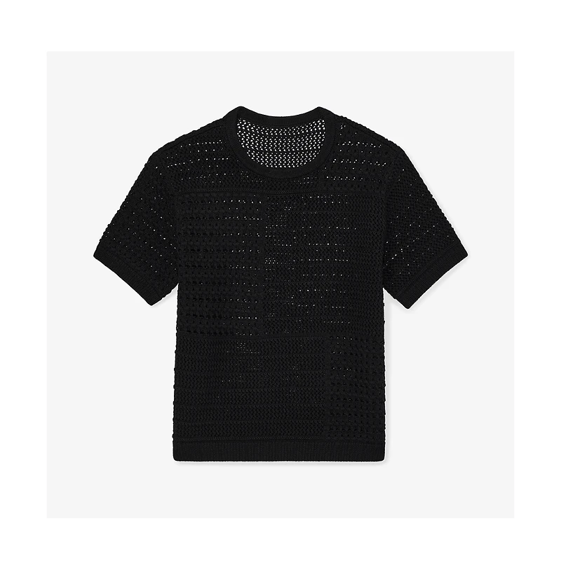 M.m.LaFleur Women's Sina Top - Crochet Knit
