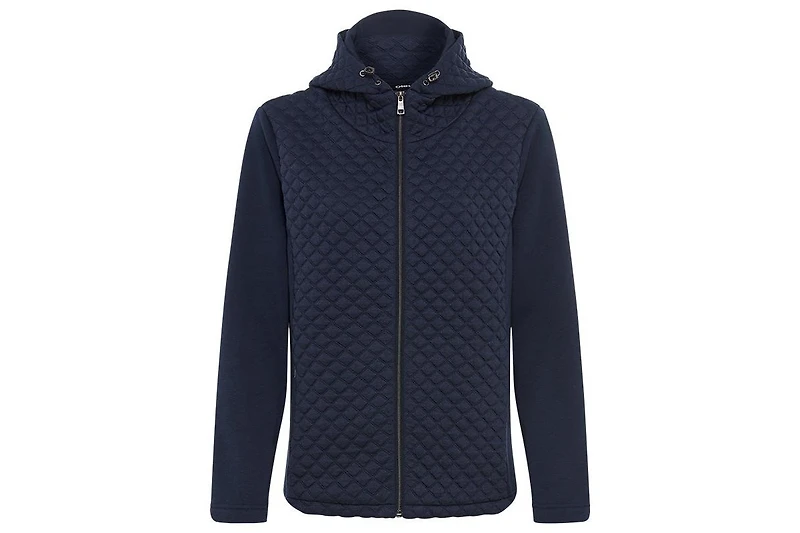 Olsen Women's Quilted Zip Front Hoodie Jacket