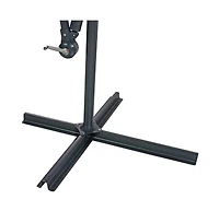 Outdoor Steel Offset Cantilever Pool Patio Umbrella with Square Base Set - 10'