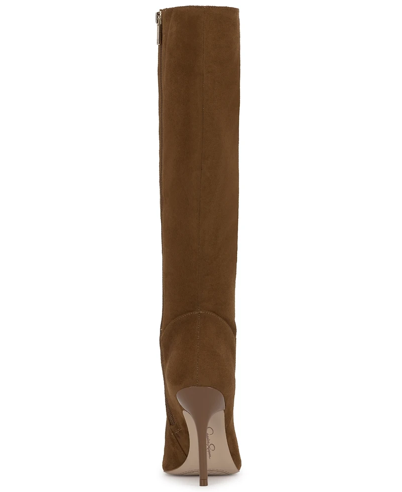 Jessica Simpson Women's Lovienn Stiletto Knee-High Dress Boots