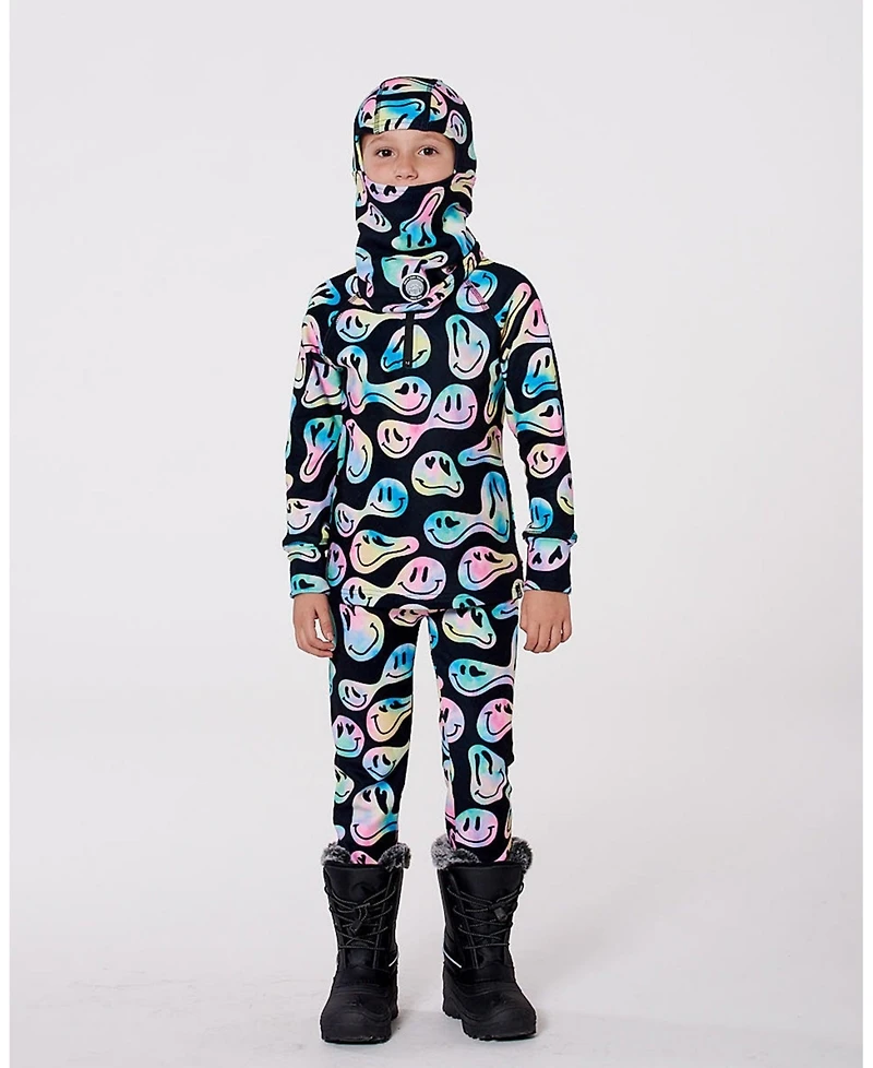 Deux par Girl Brushed Jersey Balaclava Smiley Face - Toddler|Child