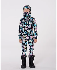 Deux par Girl Brushed Jersey Balaclava Smiley Face - Toddler|Child
