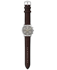 Fossil Men's Neutra Chronograph Brown Leather Watch, 44mm