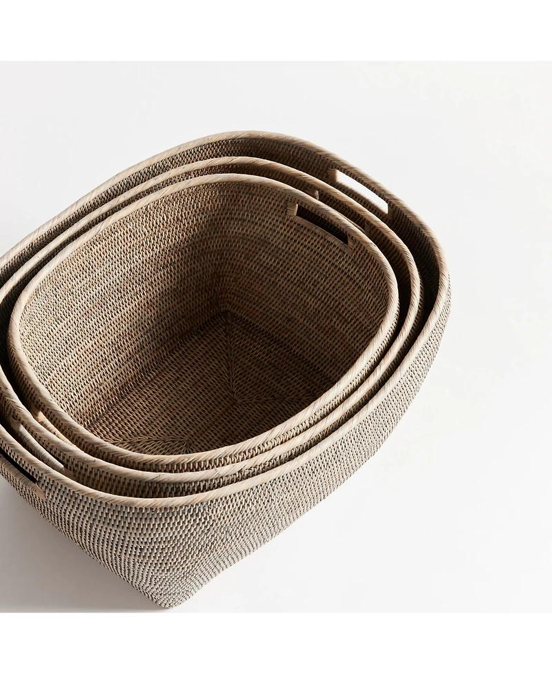 Napa Home & Garden Burma Rattan Family Decorative Baskets Set of 3