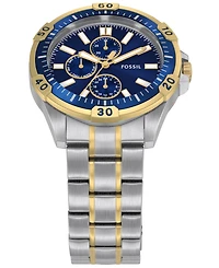 Fossil Men's Garrett Multifunction Two-Tone Stainless Steel Watch