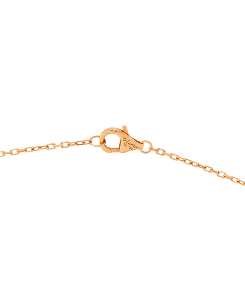 Pre-Owned Cartier Trinity Diamond Pendant Necklace 18K Tricolor Gold and Diamond