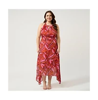 Estelle Aster Halter-Neck Dress