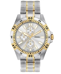 Fossil Men's Garrett Multifunction Two-Tone Stainless Steel Watch, 44mm