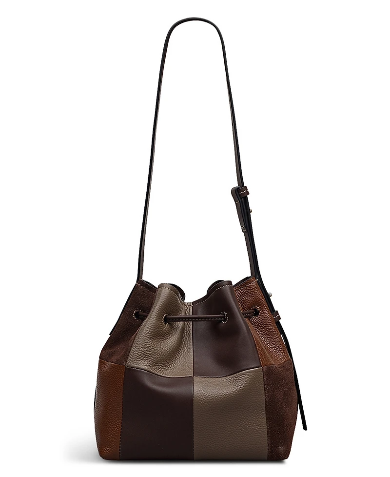 Radley London York Mews Patchwork Mini Drawstring Shoulder Bag