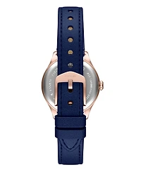 Fossil Women's Gilmore Three-Hand Navy Croco Leather Watch, 28mm