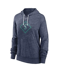 Nike Women's Navy Seattle Mariners Diamond Icon Gym Vintage Lightweight Hooded Top