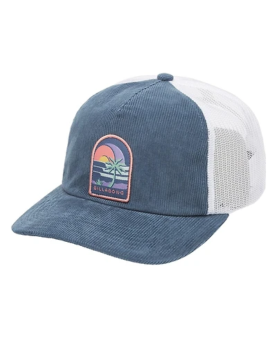 Billabong Men's Light Blue Lounge Trucker Adjustable Hat
