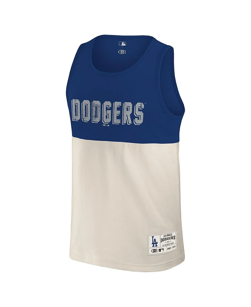 Darius Rucker Collection by Fanatics Men's Royal Los Angeles Dodgers Color Block Tank Top