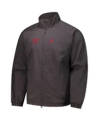 Jordan Men's Gray Chicago Bulls Courtside Statement Edition Jumpman Jam Full-Zip Jacket