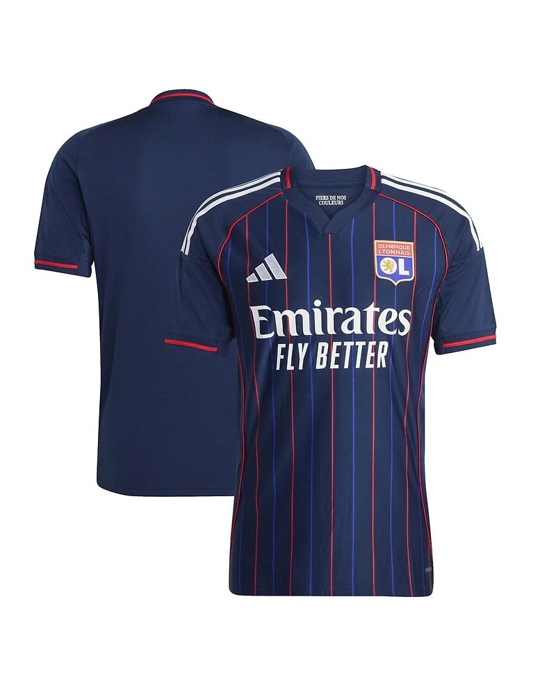 Adidas Men's Blue Olympique Lyonnais 2025/26 Away Replica Jersey