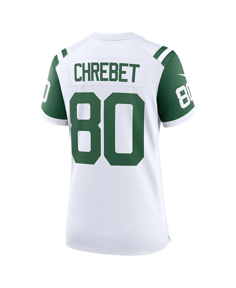 Nike Women's Wayne Chrebet White New York Jets Classic Alternate Retired Player Game Jersey