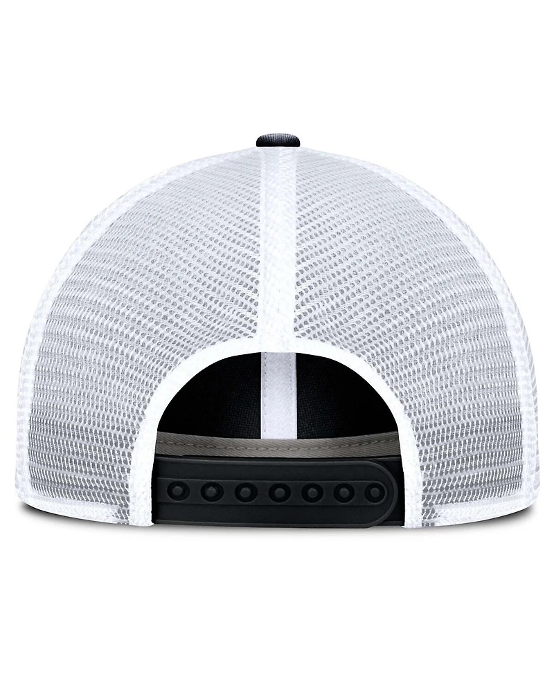 Fanatics Men's Black/White Chicago Blackhawks Averie Trucker Adjustable Hat
