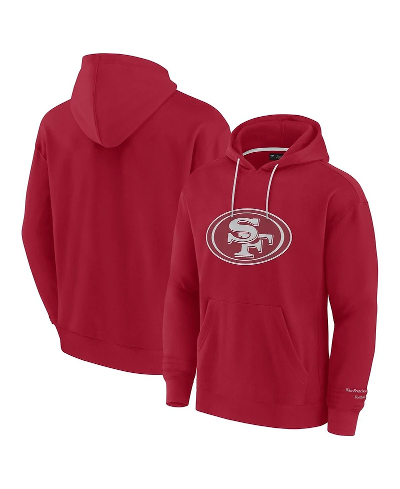 Fanatics Men's Scarlet San Francisco 49ers Elements Pace Pullover Hoodie