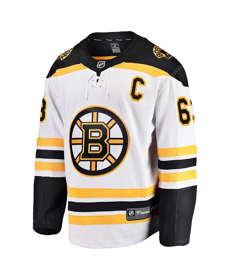 Fanatics Men's Brad Marchand White Boston Bruins Away Premier Breakaway Player Jersey