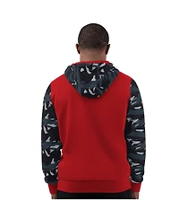 Starter Men's Red/Gray Tampa Bay Buccaneers Thursday Night Gridiron Vintage Logo Full-Zip Hoodie