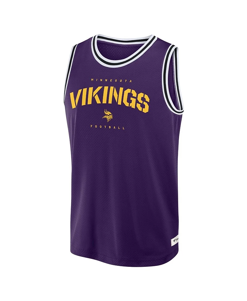 Fanatics Men's Purple Minnesota Vikings Elements Future Ground Jersey Tank Top