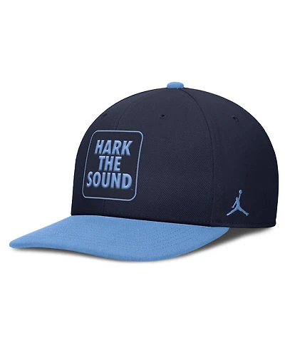 Jordan Men's Navy/Carolina Blue North Carolina Tar Heels 2025 Sideline Campus Pro Local Snapback Hat