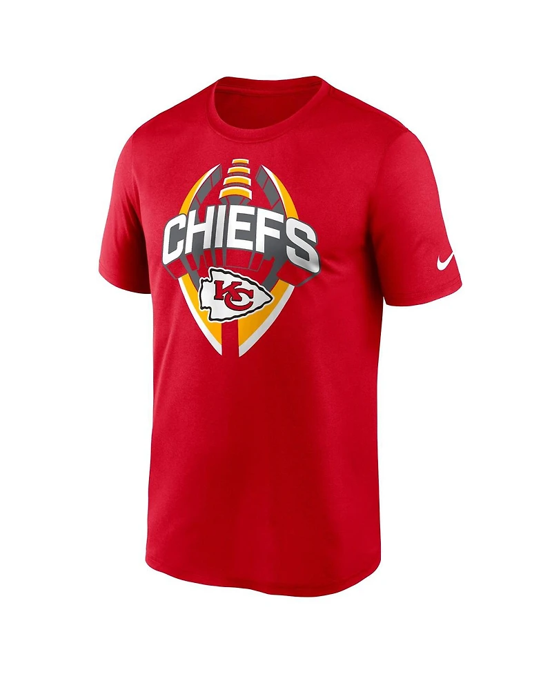 Nike Men's Red Kansas City Chiefs Legend Icon Performance T-Shirt