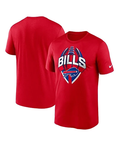 Nike Men's Red Buffalo Bills Legend Icon Performance T-Shirt